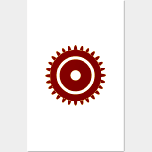 Brick Cog Gear Posters and Art